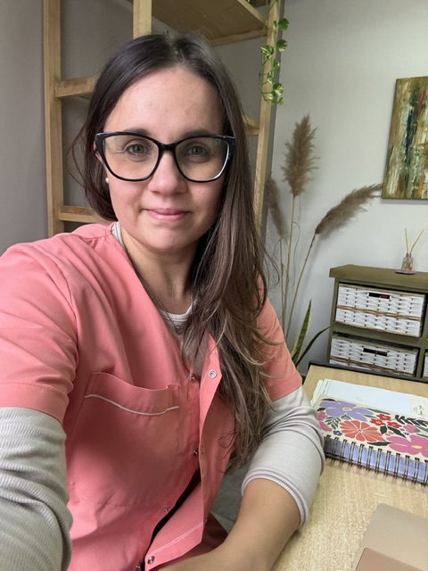 Yanina Toledo en su consultorio